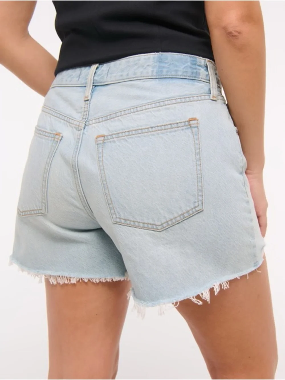 Abercrombie & Fitch Curve Love Low Rise Baggy Shorts